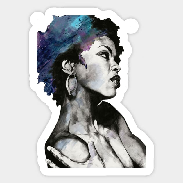 Lauryn Hill. Classic Sticker by marcantonioy